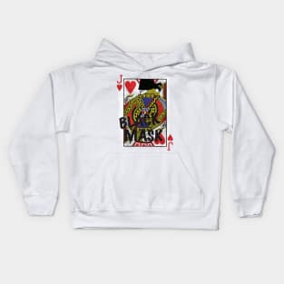 Who is the Black Mask? Kids Hoodie